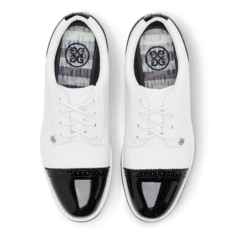 Cap Toe Gallivanter Hvid Sort G/Fore Cap Toe Gallivanter Hvid Sort G/Fore