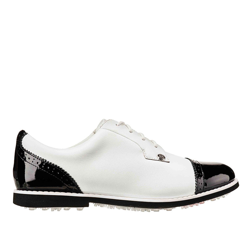 Cap Toe Gallivanter Hvid Sort G/Fore Cap Toe Gallivanter Hvid Sort G/Fore