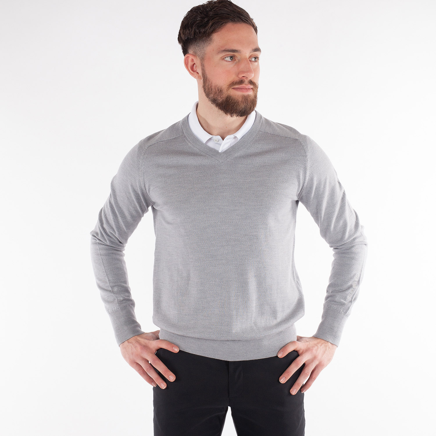 Carl V-Neck Grå Galvin Green Carl V-Neck Grå Galvin Green