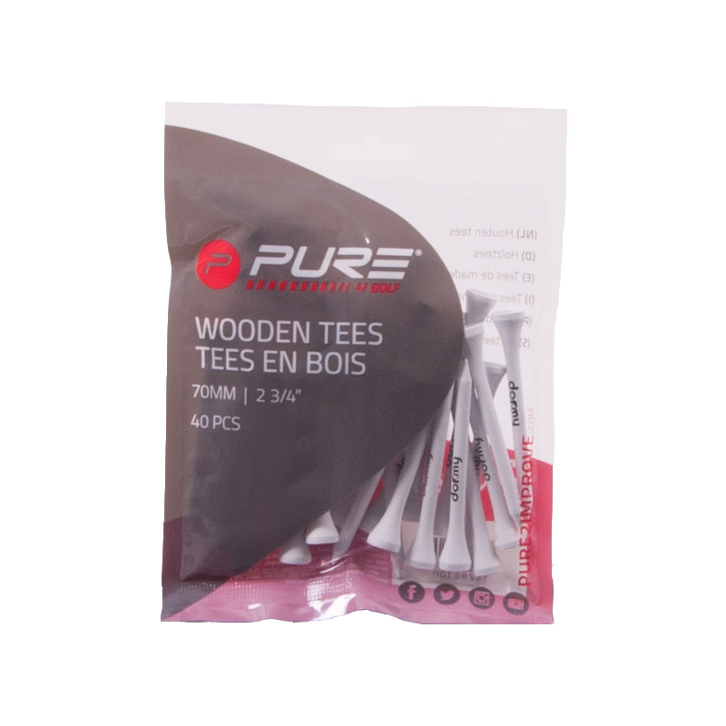 Dormy Tees 40-Pack 70 mm Pure Dormy Tees 40-Pack 70 mm Pure