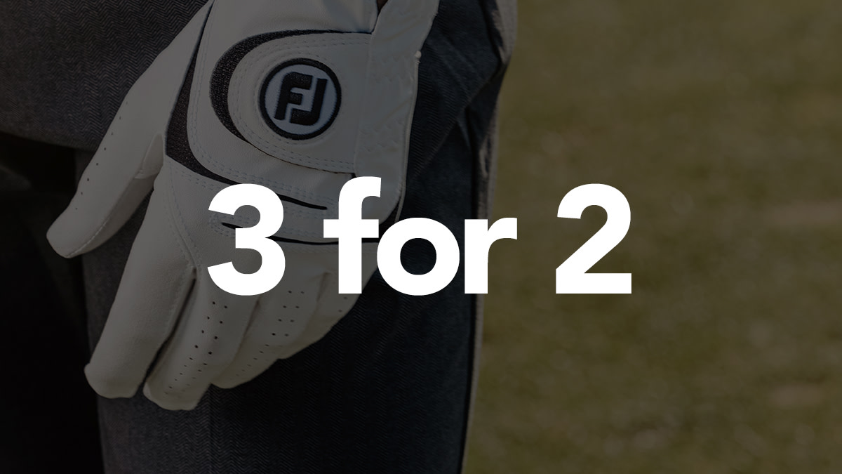 3 for 2 on all gloves