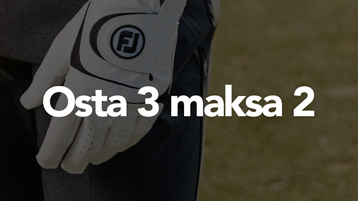 Hansikkaat–osta 3 maksa 2